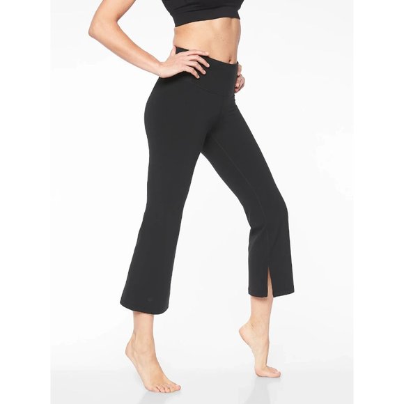 Athleta Pants - Athleta Women's Barre Kick Flare Pant Stretch Soft  In Black Size Small